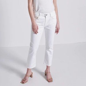 New Current Elliott The Fling White Jeans